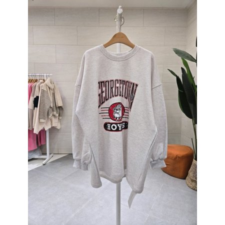 루즈핏 불독 3단 쭈리맨투맨