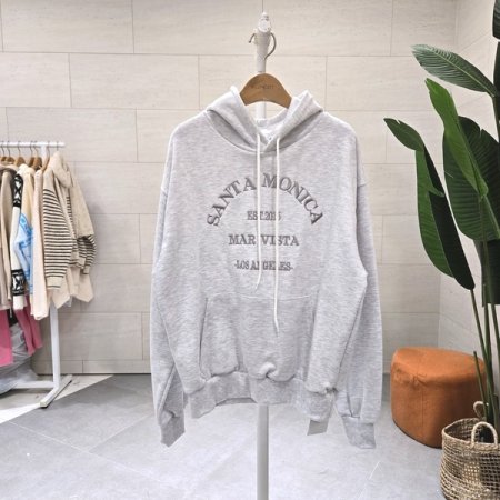 모니 자수 쭈리 후드맨투맨