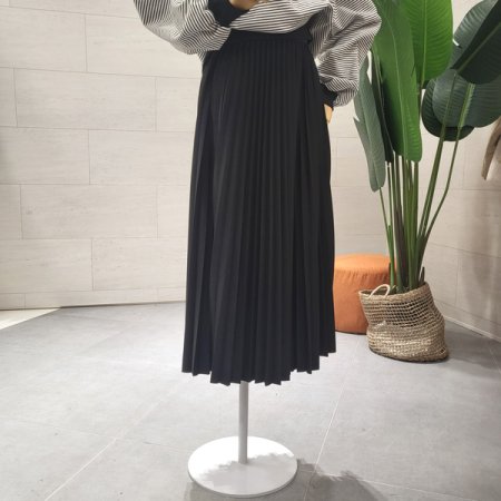 기계주름 플리츠 밴딩스커트