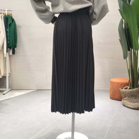 기계주름 플리츠 밴딩스커트