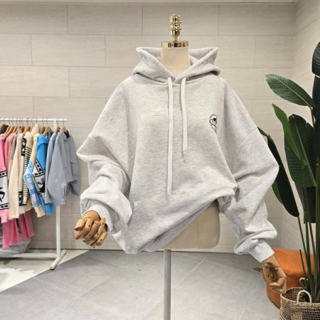 루즈핏 슬로프 쭈리 후드맨투맨