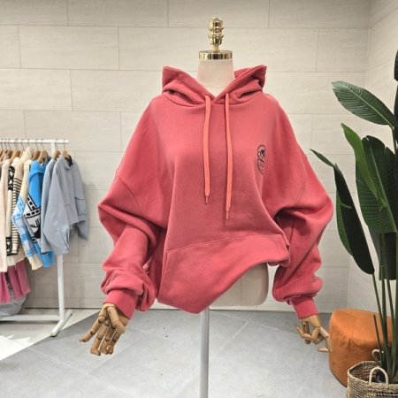 루즈핏 슬로프 쭈리후드맨투맨