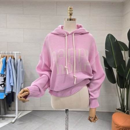 스프링 해피 후드니트