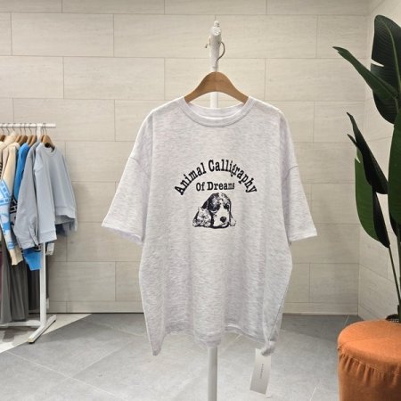 루즈핏 도그드림 반팔티셔츠