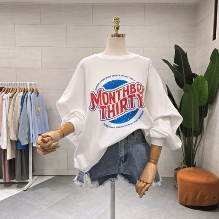 먼스 박시핏 티셔츠