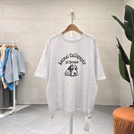 루즈핏 도그드림 반팔 티셔츠