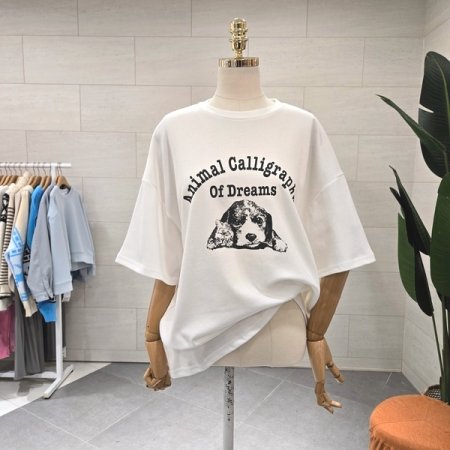 루즈핏 도그드림 반팔 티셔츠