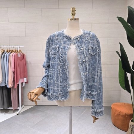 빈티지 헤지 트위드자켓