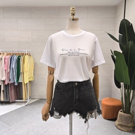 텐션 루이 반팔티셔츠