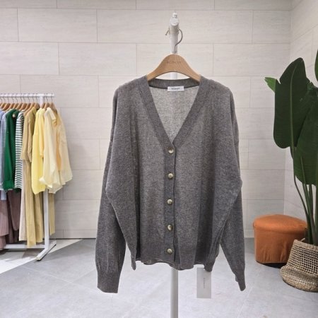 린넨 웨일 박스가디건