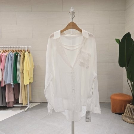 위즐 민소매 셔츠세트