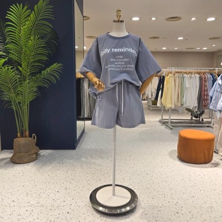 바스락 데일리 반바지 세트