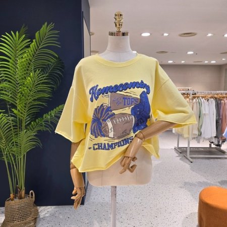 빈티지 챔피온 워싱티셔츠