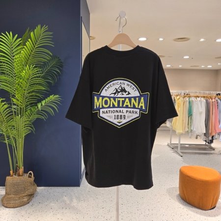 몬타나 박스 반팔 티셔츠