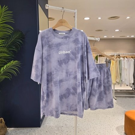 물나염 페인팅 어반반바지 세트