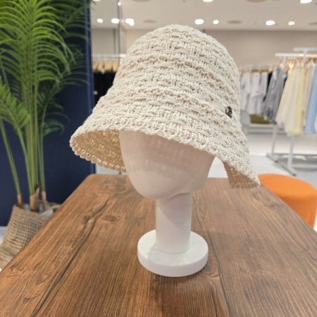 배찌 포인트 짜임모자