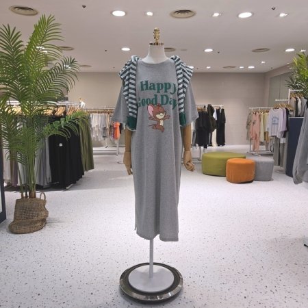 룰루 젤프린팅 롱원피스