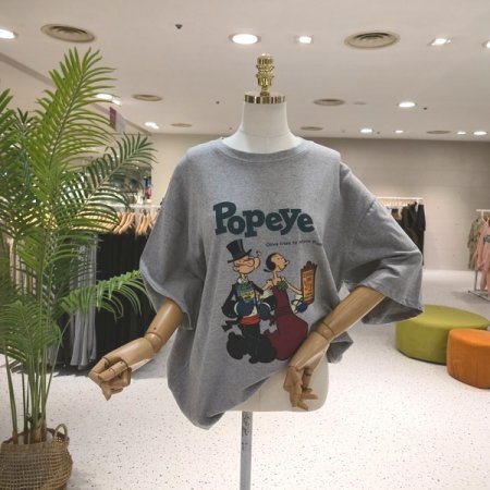 루즈핏 커플빠이 반팔티셔츠