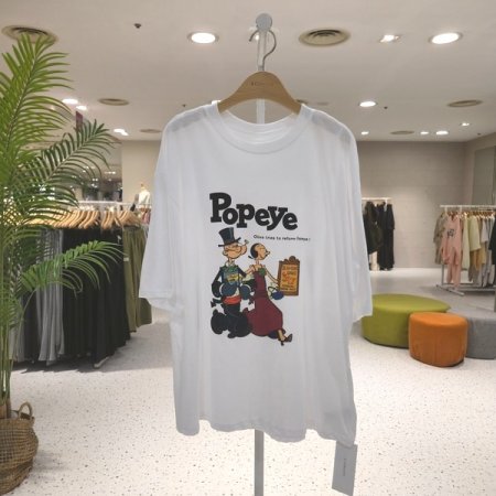 루즈핏 커플빠이 반팔티셔츠