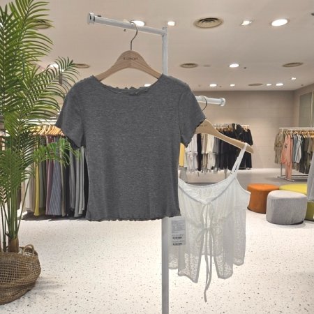 레이스 뷔스티에세트 반팔티셔츠