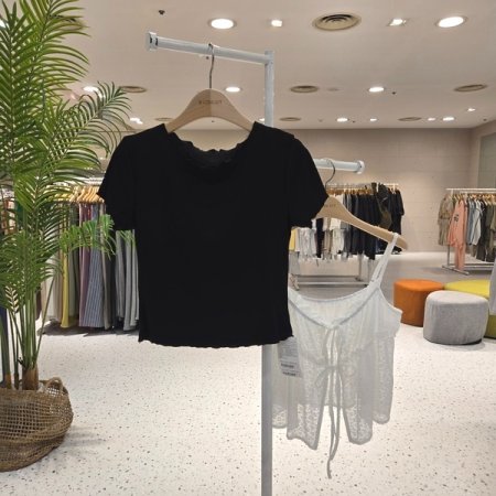 레이스 뷔스티에세트 반팔티셔츠
