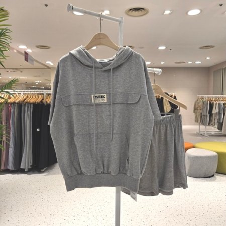 썸머 스포티후드 반바지세트