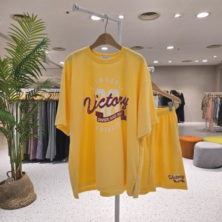 루즈핏 빅토리 반바지세트