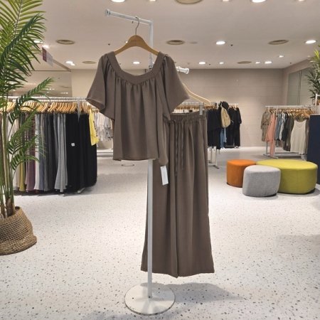 러블리 러플 와이드팬츠세트