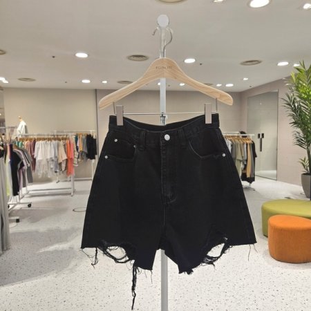 구제 찢청 4부반바지