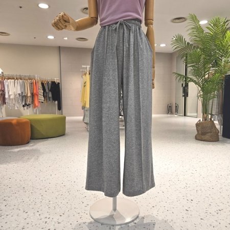 찰랑 쿨 와이드밴딩팬츠