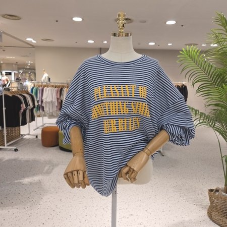 시스루 롤롤 썸머단티셔츠