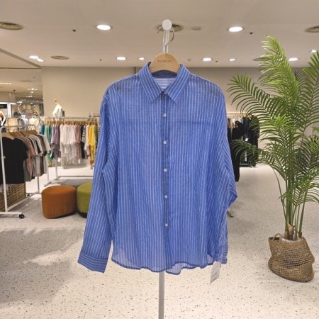 칼린 스트라이프 핀셔츠