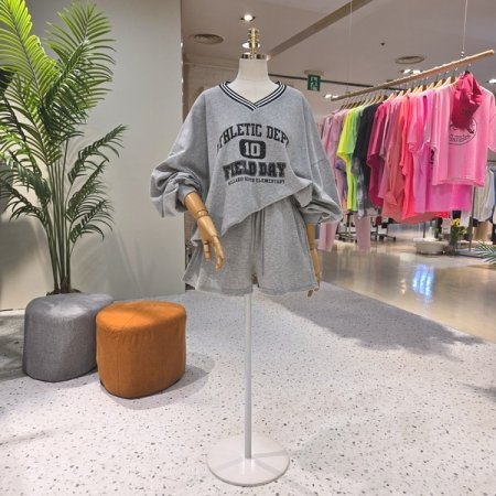 브이 요꼬맨투맨 반바지세트