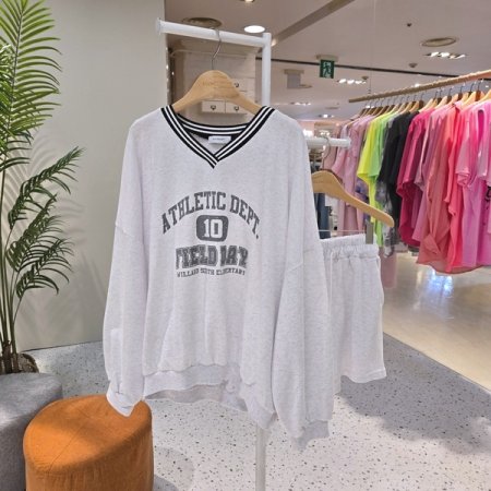 브이 요꼬맨투맨 반바지세트