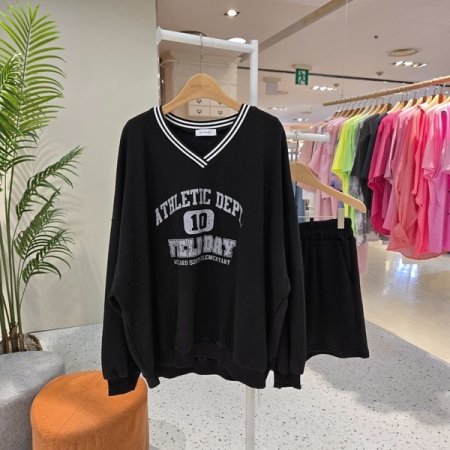 브이 요꼬맨투맨 반바지세트