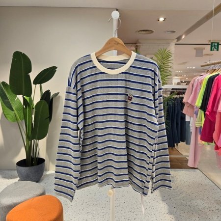 루즈핏 미니곰 단가라티셔츠