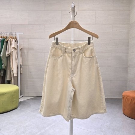 뒷밴딩 버뮤다 골덴 반바지