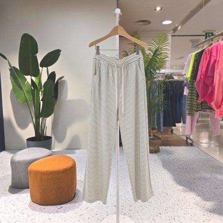 잔단가라 와이드 밴드팬츠