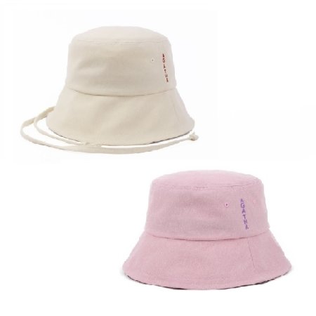 아가타 세로 자수배색 마루벙거지P2