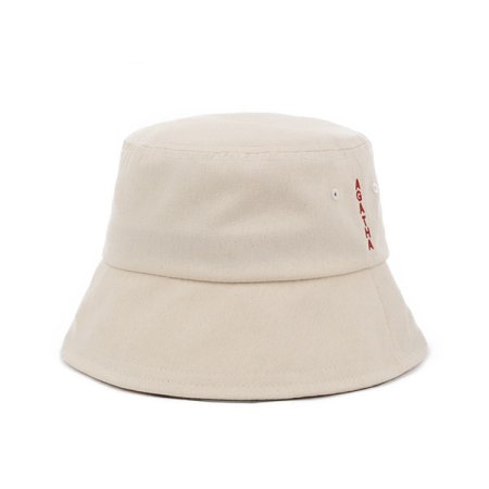 아가타 세로 자수배색 마루벙거지P2