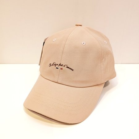 엘르 레터링 삼색로고 볼캡 PK