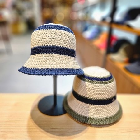 엘르 단가라 배색 둥근벙거지 2