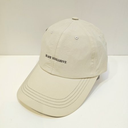 블랙리클루시브포인트스티치나일론볼캡BE
