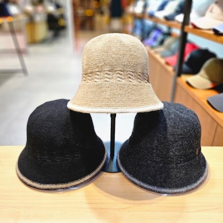 엘르 줄꽈베기 니트벙거지 3종