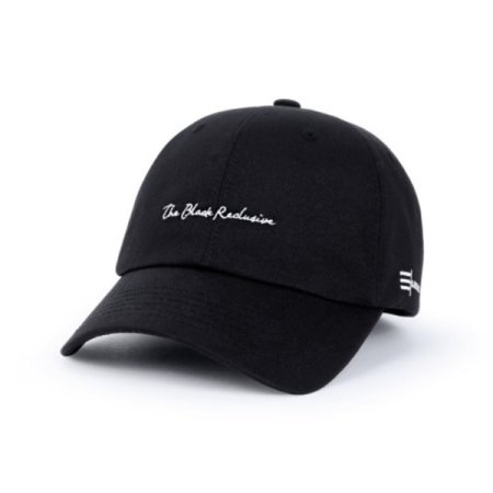 블랙리클루시브 24필기체자수볼캡 BK