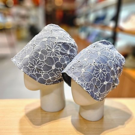 CDB7205플라워두건비니 2컬러