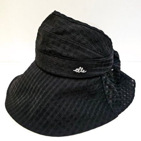 엘르 플러프 뒷말이벙거지 BK