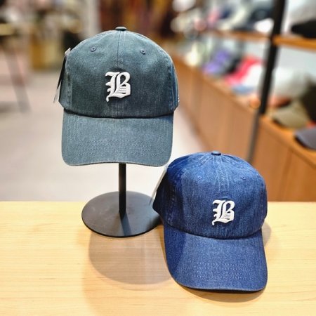 캡텐 빈티지데님볼캡2컬러