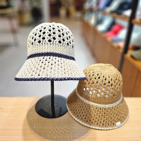 엘르 펀칭짜임니트벙거지 2