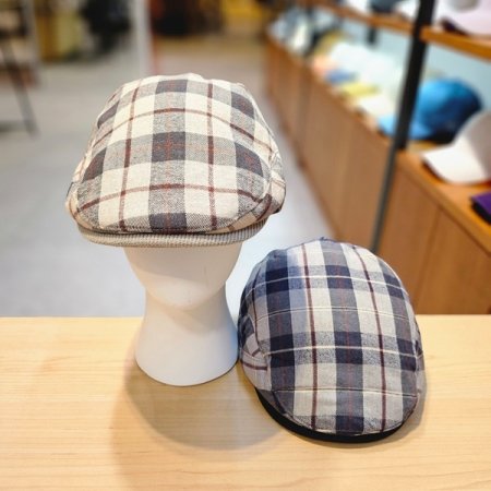 캡텐 올드타운 체크 헌팅모 2